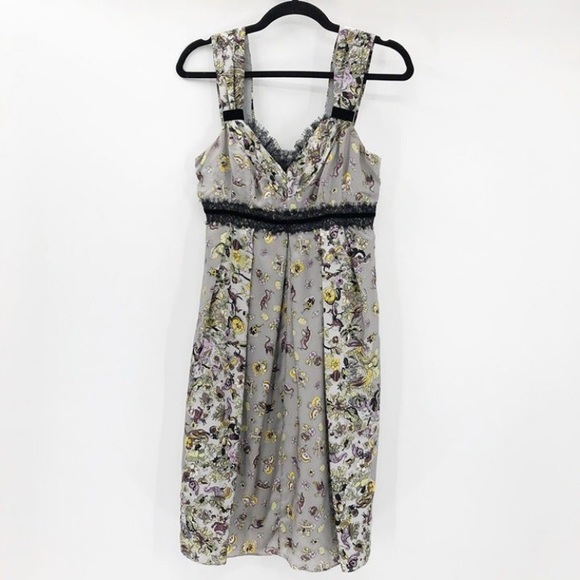 Beautiful silk dress size 4 Nanette Leopre - Picture 2 of 6